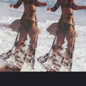 Summer chiffon womens beach swimwear cover up